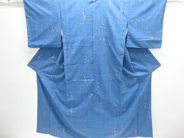 JAPANESE KIMONO / TSUMUGI / WOVEN BUTTERFLY